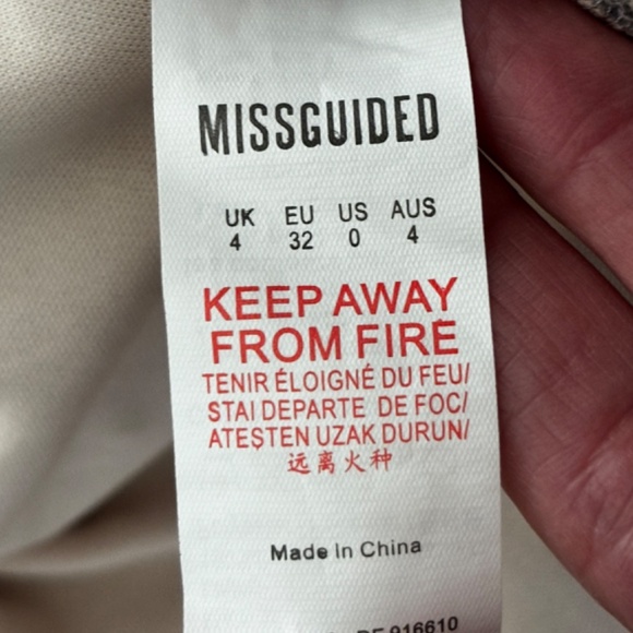 Missguided Lace Barbot Midi Dress - Gray Size 0 - Picture 13 of 13